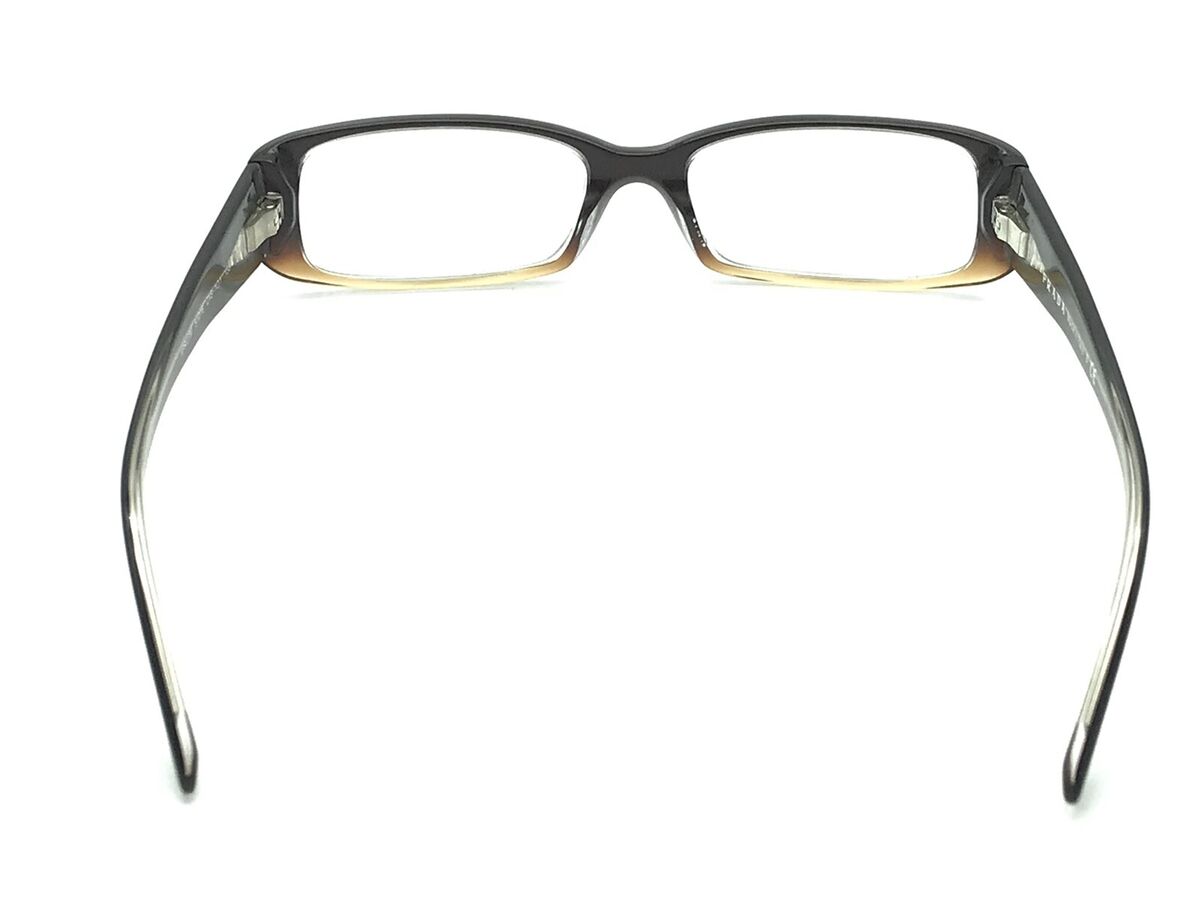 Prada VPR 07M ZXB-1O1 Women's Brown Rectangular Eyeglasses Prada VPR 07M ZXB-1O1 Women's Brown Rectangular Eyeglasses