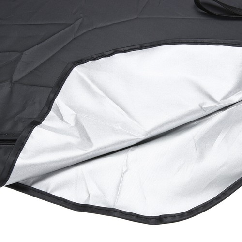 Pare-brise avant et arrière de voiture, pare-soleil Portable en tissu argenté en - Afbeelding 8 van 9