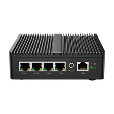Fanless pfSense Router Celeron J4125 Mini PC 4 LAN 2.5G Intel i226 2500M Virtual