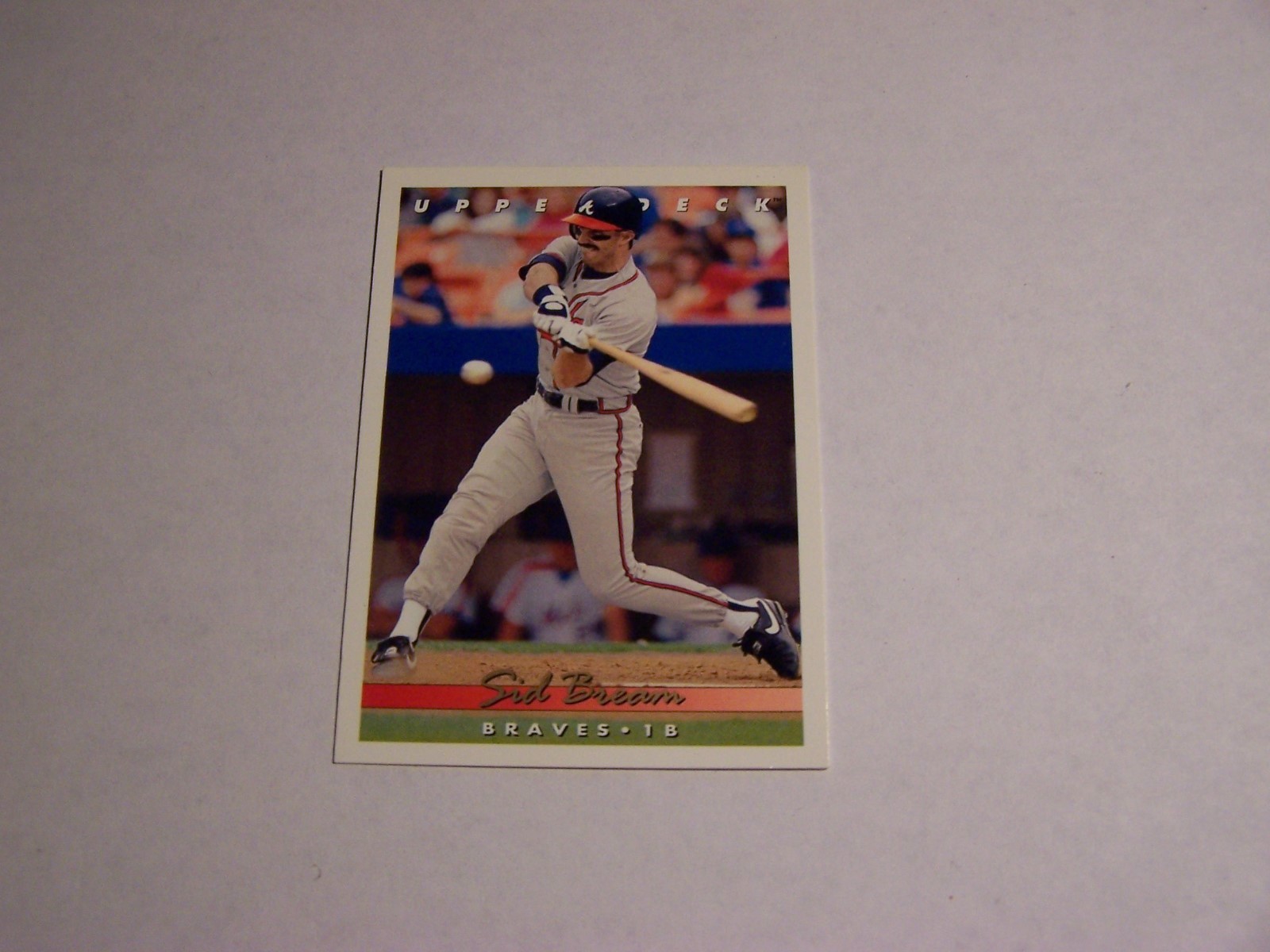 Sid Bream  Upper Deck Card #104