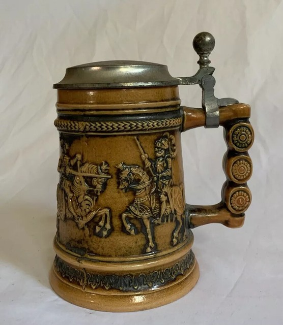 Gertz West German Brown Lidded Beer Stein eBay