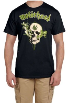 MOTORHEAD ENJOY IT Rock Band Black T Shirt