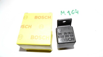 Genuine, Bosch Relay, Inverter Relay, Maserati Ghibli, 1967-1975, Original Box, M 104