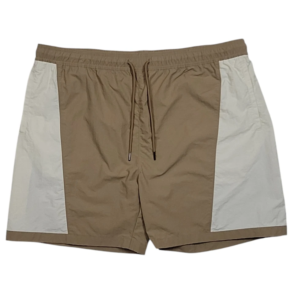 Xersion Para Hombre NUEVO NUEVO CON ETIQUETAS Conjunto de 2 Pantalones Cortos Tejidos Nylon 7" Negro Tostado Talla XXL Foto 2 de 4