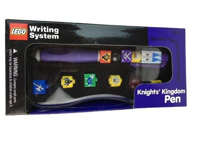 Lego Pen Writing System Knights Kingdom Model Carrying Case 2001 u