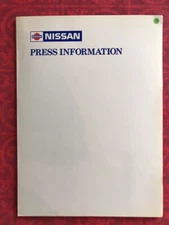 1984 Nissan 240 RS Group B Rally Press Release Kit Media Press Folder