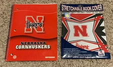 Nebraska Cornhuskers Spiral Notebook & Stretchable Book Cover, Turner Licensing