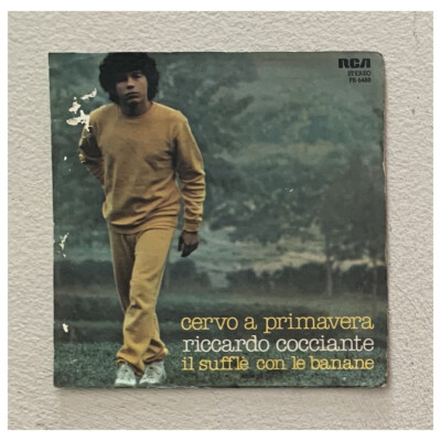 Riccardo Cocciante Vinile 7'' 45 giri Cervo A Primavera / Il Sufflè Con Le Banane