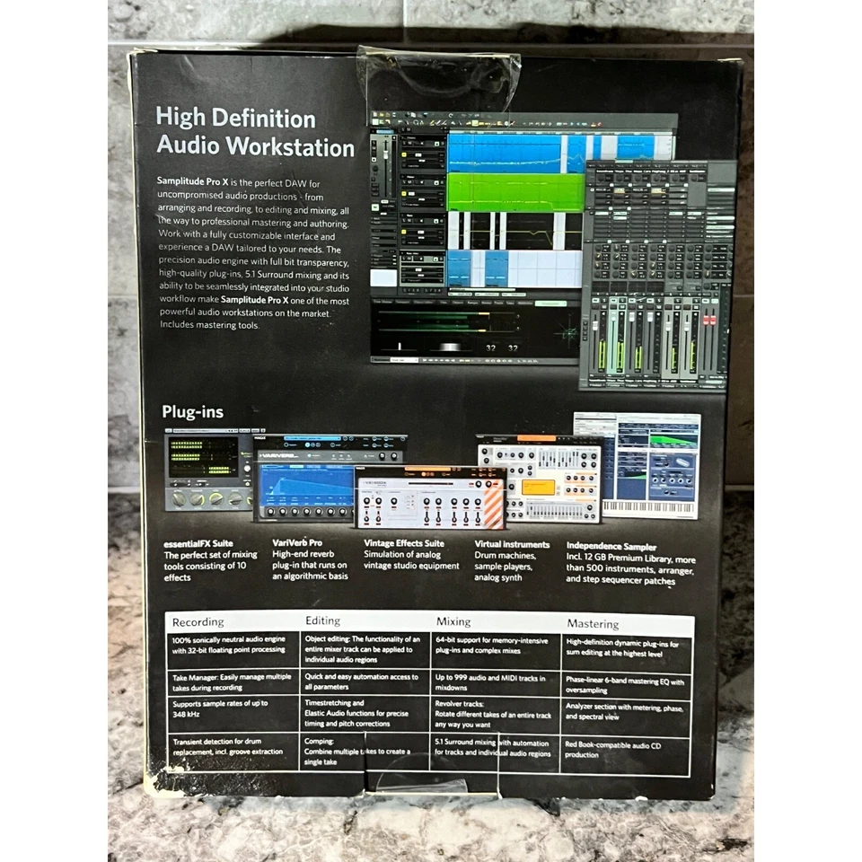 Magix Samplitude Pro X Audio Workstation Recording Editing Mixing Mastering - Image 3 of 4