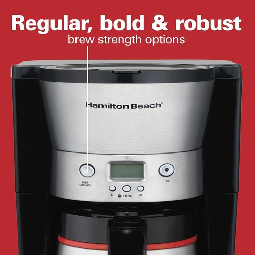 Programmable Coffee Maker 10 Cup Thermal Carafe 3 Brewing Options Auto Shutoff - Bild 10 von 12
