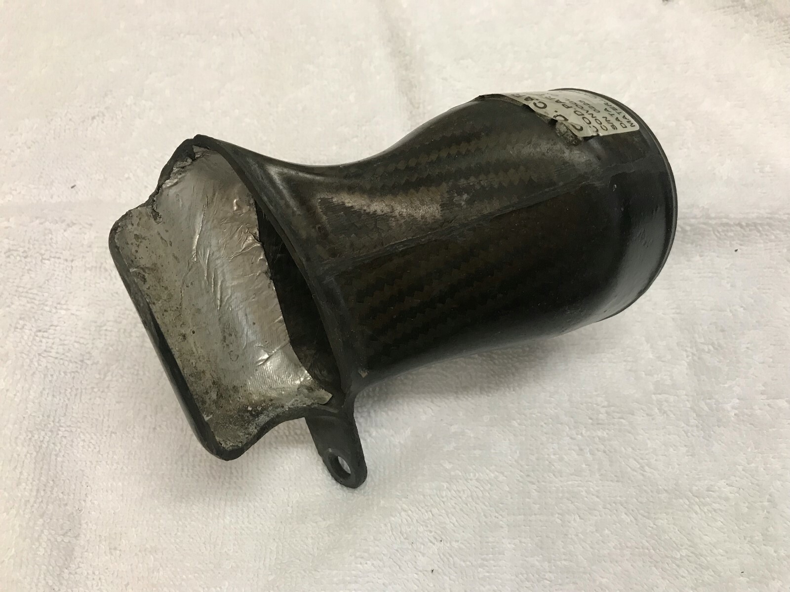LAMBORGHINI MURCIELAGO LP640 FRONT RIGHT CARBON BRAKE AIR DUCT OEM 410615448