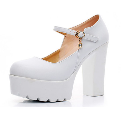 catwalk black block heels