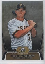 2012 Bowman Platinum Prospects Refractor Robbie Grossman #BPP14 1h5