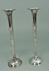 Pair of Vintage Reed & Barton Sterling Silver Bud Vase 80 Weighted Reinforced