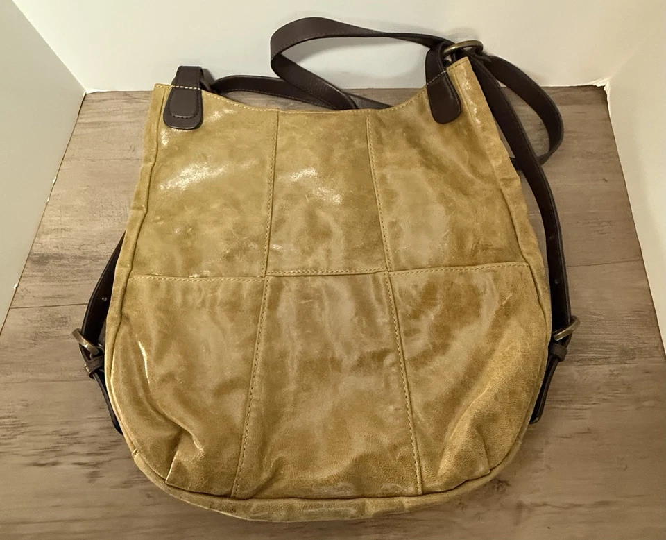 ELLINGTON Bolso de Hombro Italiano de Cuero Cartera Bolso Hobo Verde Clásico Boho Foto 2 de 4