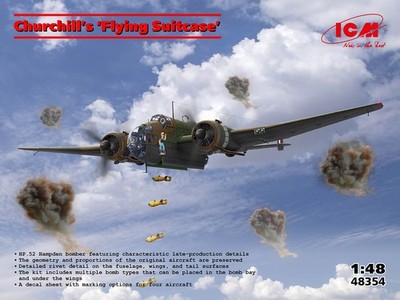 ICM 48354 HP.52 Hampden Churchills Flying Suitcase 1/48
