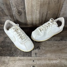 Nike Cortez Basic Leather White/Vast Grey Shoes AH7528-104 Size 6.5Y