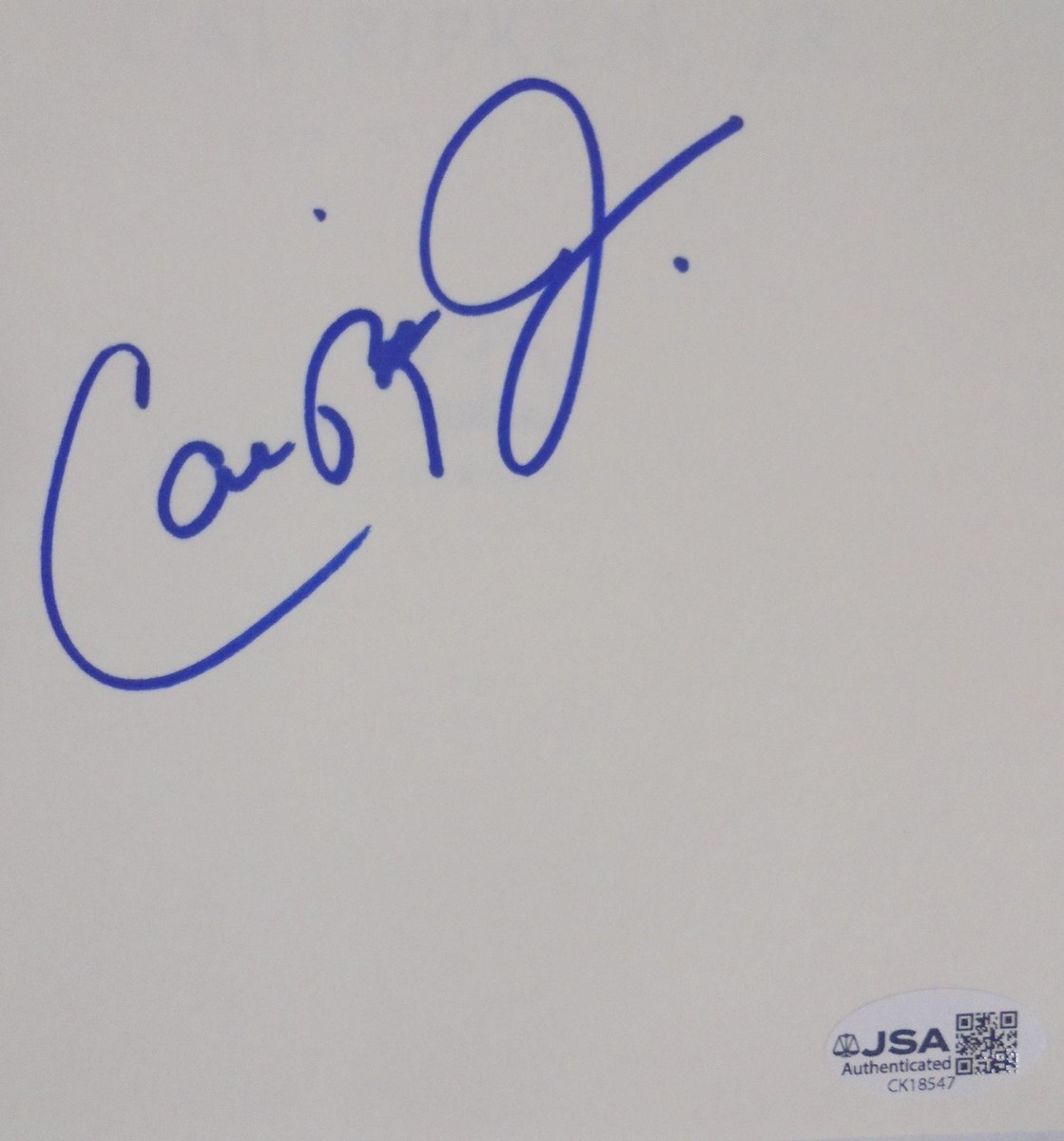 JAKAN サイン Cal Ripken Jr. Signed THE ONLY WAY I KNOW 1st Ed. 1997 HC DJ Auto