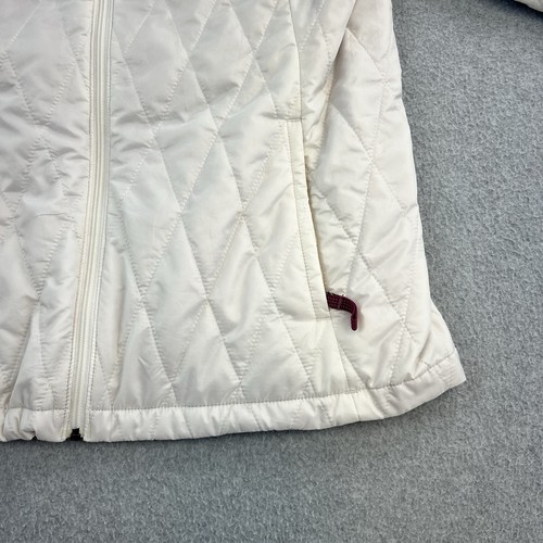 Patagonia Jacket Kids XXL 16 White Long Sleeve Full Zip Puffy Quilted Girls - Picture 11 of 13