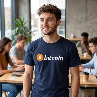 Bitcoin BTC Shirt, Cryptocurrency Tee, Blockchain Apparel