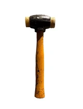 Rare C.S. Osborne Rawhide Split Head Hammer #2 - Harrison N J