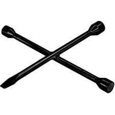 Performance Tool 14 Inch Sae/Metric Combination Lug Wrench Spade Tip W9