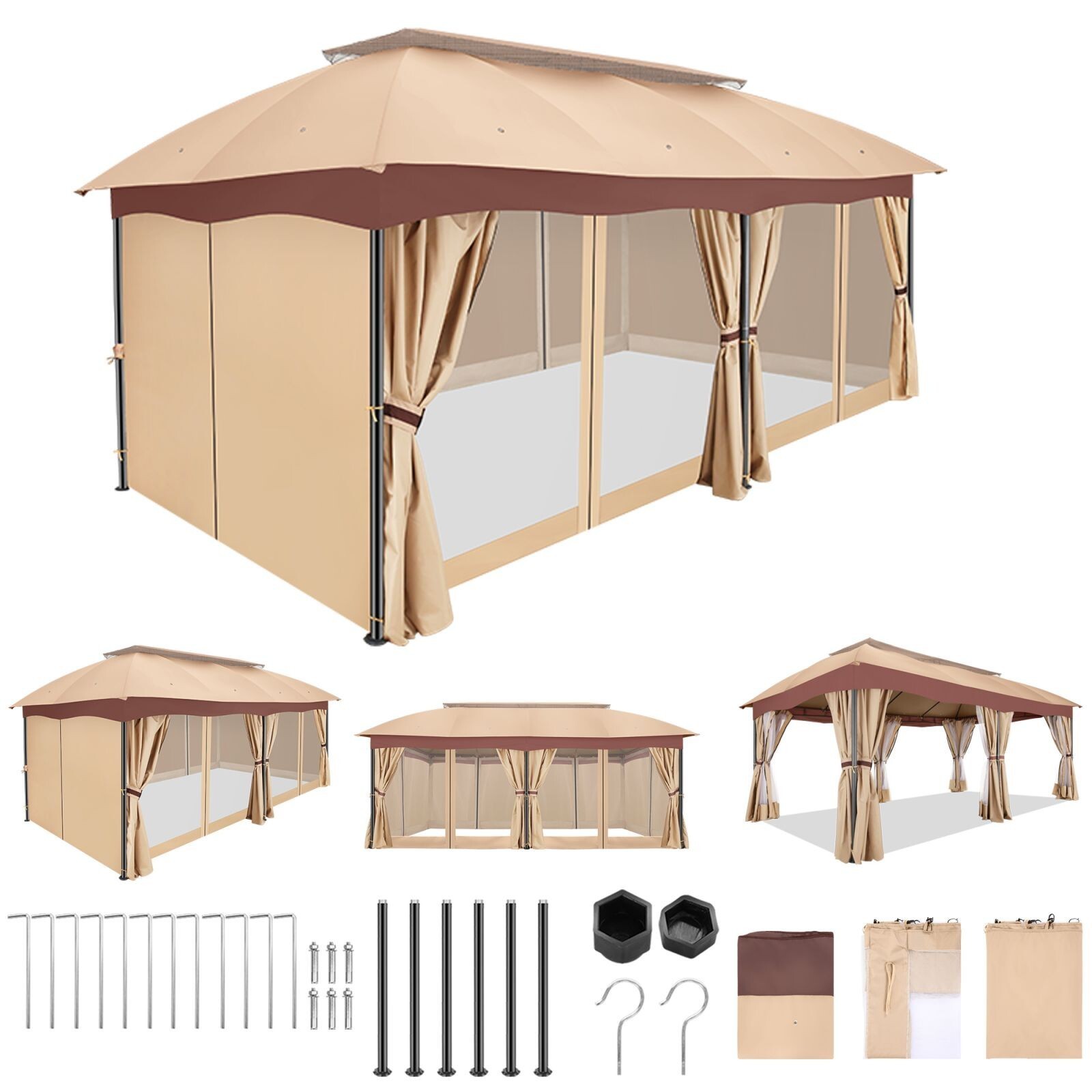 Patio Tent With Mosquito Netting
