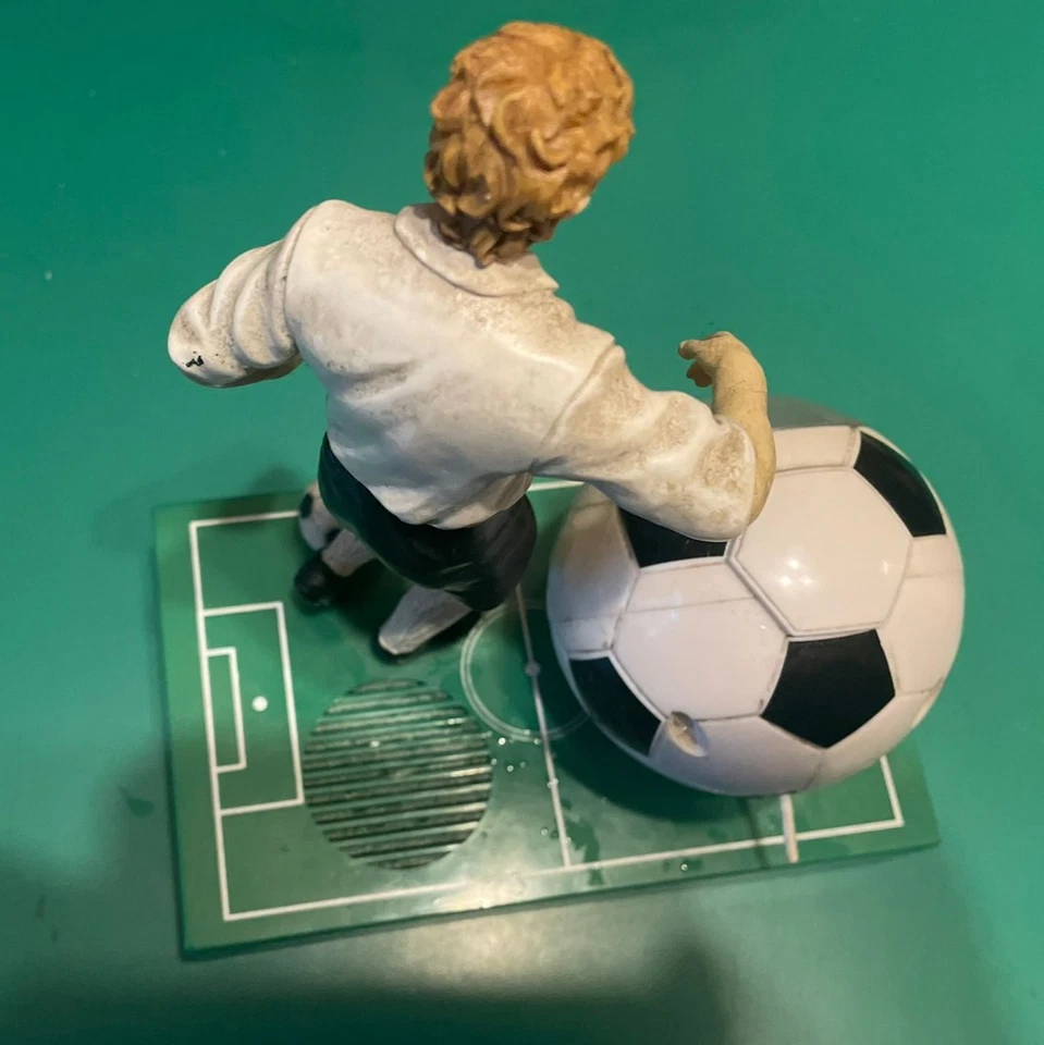 Reloj despertador de fútbol WM74 M. figura y Song Jack blanco, es nuestra vida, RARO Foto 4 de 4