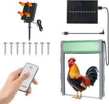 Automatic Chicken Coop Door Solar: Automatic Chicken Door - Solar
