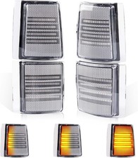 4pcs Dynamic Led Corner Side Marker Light For Gmc Ck 1500 2500 3500 Yukon 94-99