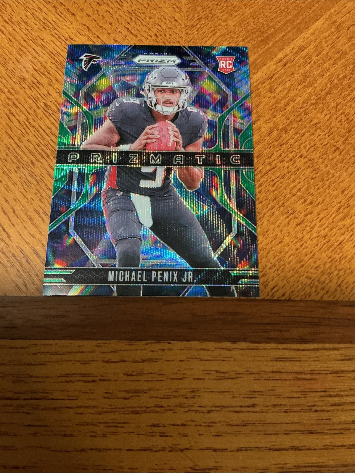 2024 Panini Prizm - Prizmatic Michael Penix Jr. #10 Green Wave Prizm (RC)