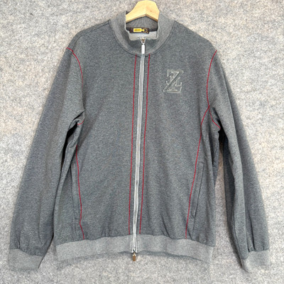 Zilli Jogging Suit Track Jacket Mens 2XL 56 Full Zip Sweatshirt French Designer