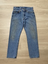 VTG Levi  s 501 XX Jeans Men  s 29x30 Stained Faded Light Wash Blue Grunge Denim