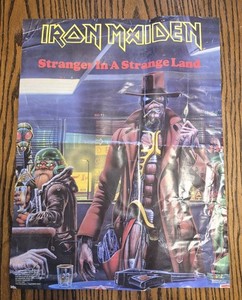 Iron Maiden Stranger in a Strange Land Poster | eBay