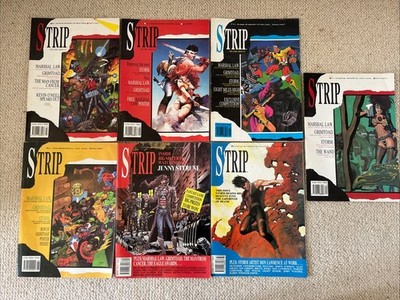 STRIP COMIC BOOK #1 -4 & 7,10,&14 FEB 1990, KEVIN O'NEILL, GRIMTOAD, MARSHAL LAW