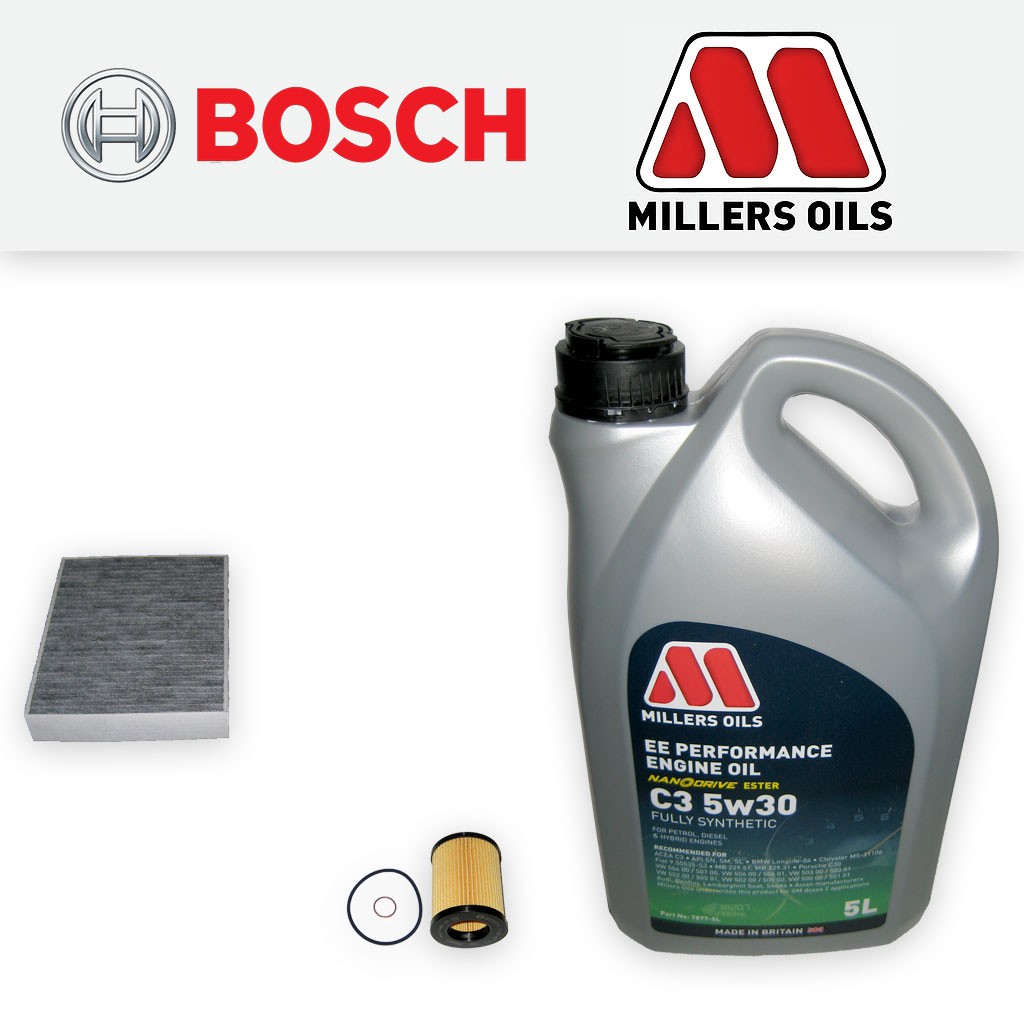 SERVICE KIT for BMW 3 SERIES F30 F31 316I N13 OIL CABIN FILTERS +OIL (2012-2016)