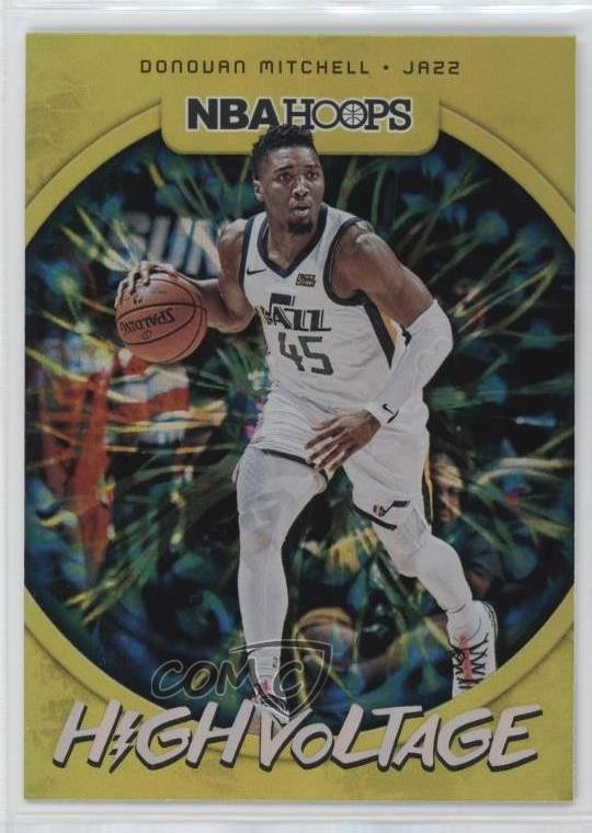 2019-20 Panini NBA Hoops High Voltage Donovan Mitchell #8 o8c