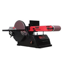 1-1/2 HP Bench Belt Sander for Wood Working 6 " x 48 " Belt and 10" Disc Sander
