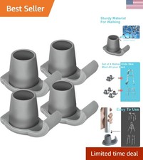4 Pack Walker Skis Glides for Folding Walkers, Essentials Universal Walker Ac...