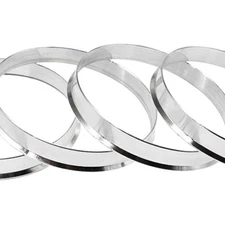 Alloy Aluminum Wheel Hub Centric Rings 66.1 to 64.1, Set of 4 -64.1mm to 66.1mm