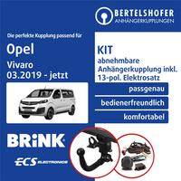 FüR Opel Vivaro C Typ K0 03.2019-Jetzt AHK Abn. +13Pol Spez. E-Satz NEU TOP