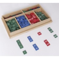 Montessori Markenspiel, Rechnen Lernen, Spielzeug, Lernspielzeug, NEU