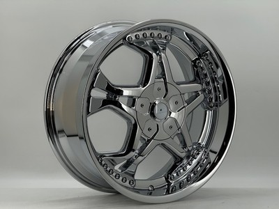 QTY 4PC 20x8.5 ZYOX wheels Chrome style ZX-2 10Hole 5x100 / 5x114
