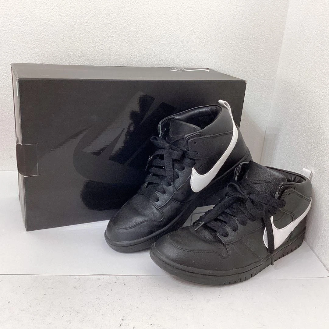 Nike Dunk Lux Chukka Riccardo Tisci 9.5US nere bianche usate con scatola