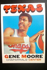 1972 Topps Basketball #231 Gene Moore NR-MINT Condition