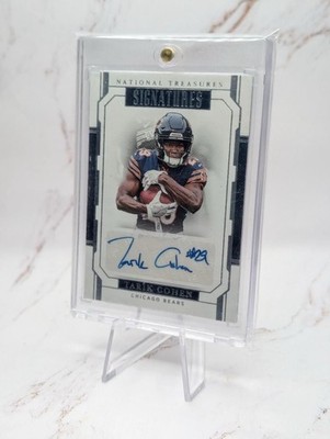 2018 Panini National Treasures - Signatures Tarik Cohen #S-TC /49 (AU)