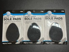 4 Packs Safe Step Sole Pads Prevent Reduce Slip Falls Wet Icy Surface New