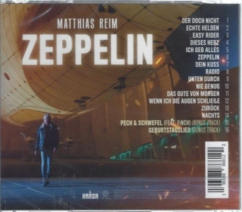 Matthias Reim - Zeppelin - CD - Neu / OVP - Bild 2 von 2