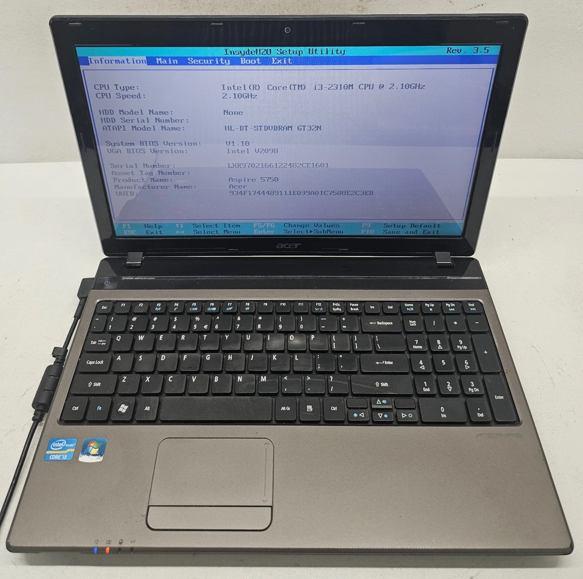 Acer Intel Core i3 2nd Gen. Notebooks/Laptops for sale | eBay