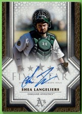 2023 Topps Five Star Shea Langeliers Rookie RC Auto Oakland Athletics